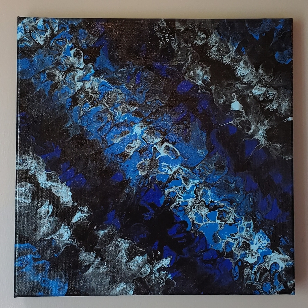 Acrylic Fluid Art on Canvas